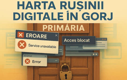 EXCLUSIV | Harta Rușinii Digitale în Gorj: Primării bogate absente și platforme online blocate ilegal